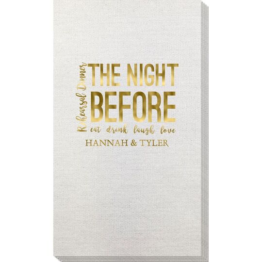 The Night Before Bamboo Luxe Guest Towels